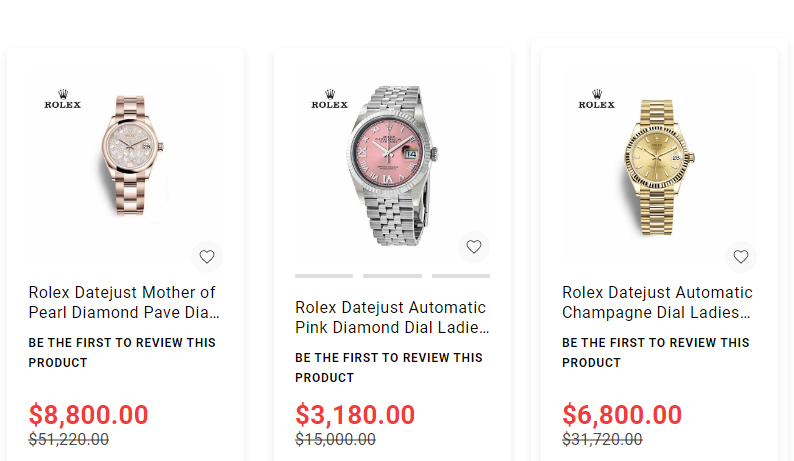 fake Rolex Datejust watches